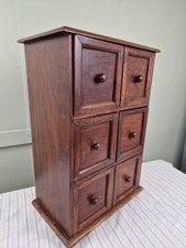 Vintage Wooden Table Top Bank