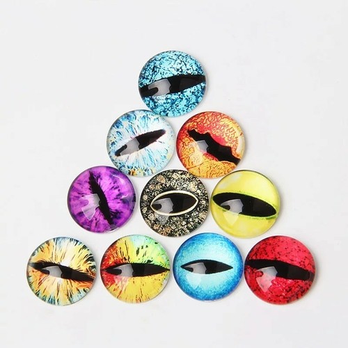 Glass animal dolls - eye, 5