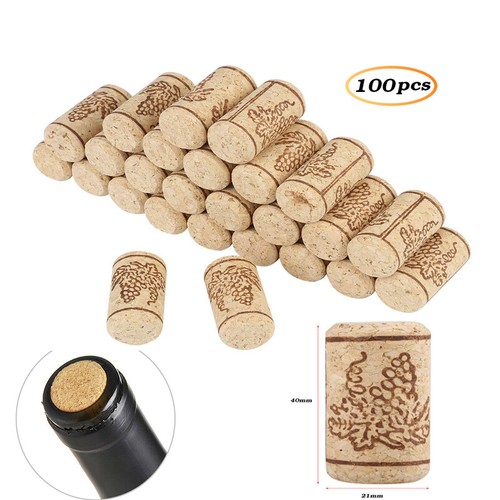 100pcs straight cork stoppers - straight,