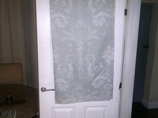 laura ashley josette duck egg pair curtains, 46 ins wide x 54 ins long