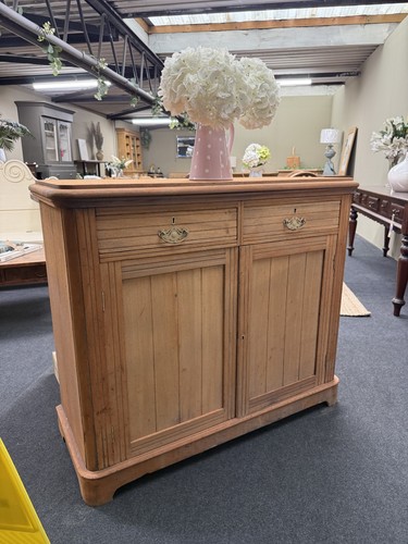 Stripped mahogany sideboard - mahogany,