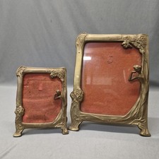 Vintage Art Nouveau Brass Lady