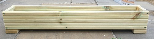 Long wooden decking - long,