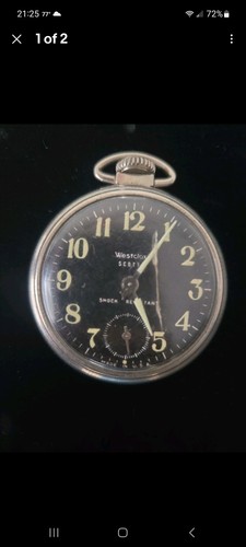 Westclox vintage silver tone - silver,
