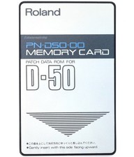 Roland D50 D550 ROM Card PN-D50-00 Sustain Group / Original D50 Factory Sounds