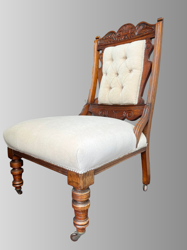 Victorian mahogany carved - mahogany,