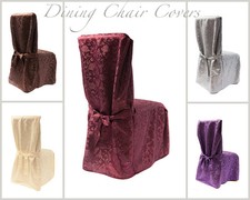 DAMASK DINING CHAIR COVERS