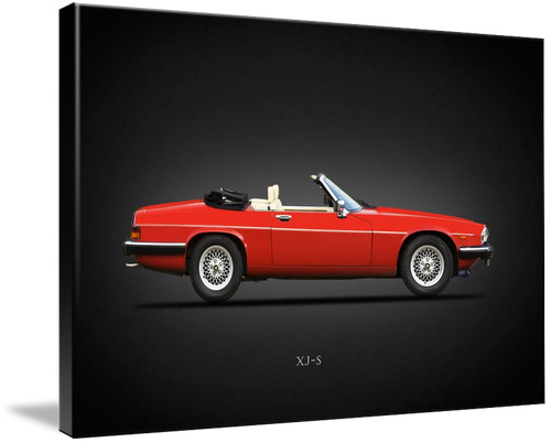 Canvas art jaguar v12 - art, xj-s