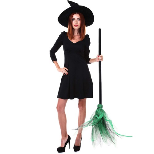 Halloween broom witch - witch,