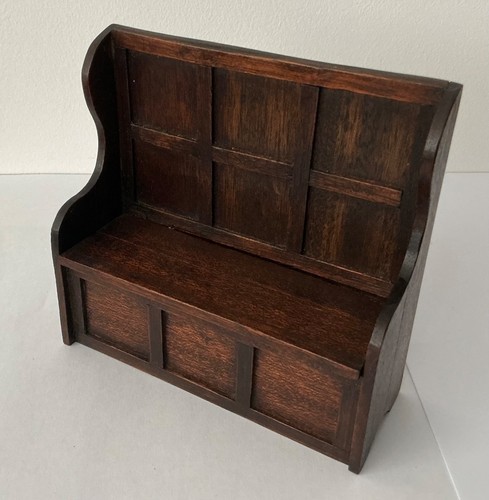 Dolls house carved tudor style - dolls,
