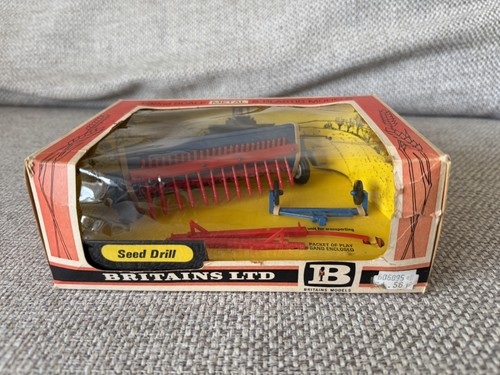 Britains 9539 seed drill - seed,