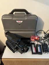 Vintage SANYO VM-D1P Vision8 AF 8mm Film Video Camera With Case - Spares - Prop