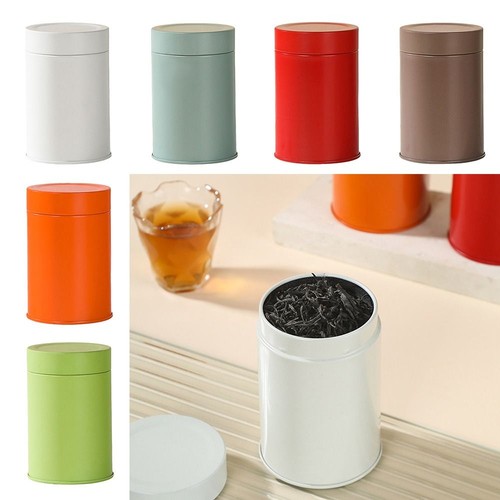 Tinplate tea jar large - tinplate,
