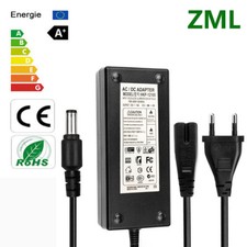 LED Power Supply Adapter AC 100V-240V To DC 12V 1A-10A For LED Strip EU Plug