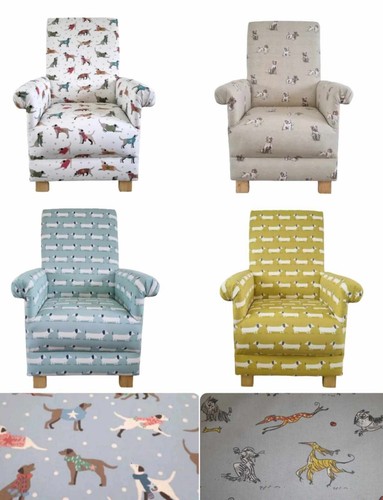 Fryetts dogs fabric - dogs, adult