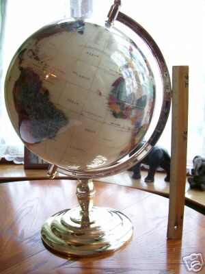 330mm gem stone globe - 330mm,