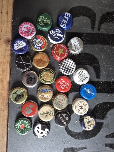 Used 200 caps assorted - caps,
