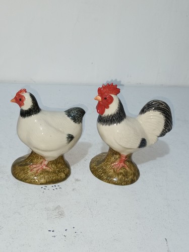Two quail ceramics white - two,