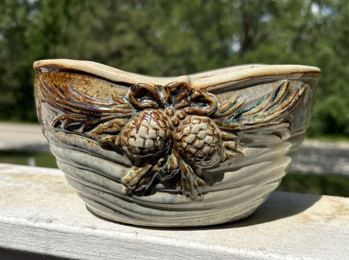 Vintage ceramic pinecone - vintage,