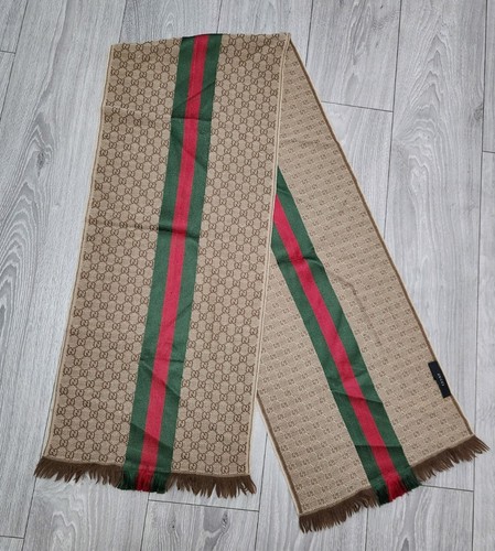 Gucci monogram web scarf - gucci, gg