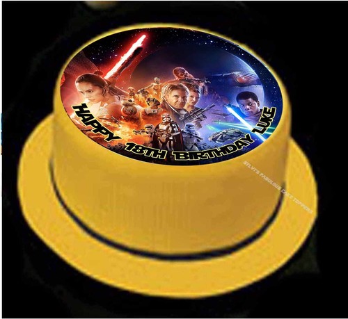 Star wars force awakens - star, cake