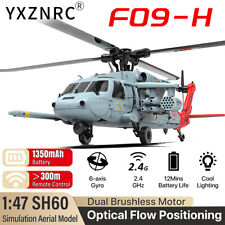 YXZNRC F09-H RC Helicopter 1:47 2.4G 6-Axis Gyroscope 8CH GPS Brushless Motor