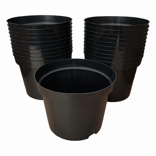 10l plastic plant pots strong - 10l,