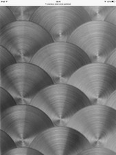 stainless steel wall cladding sheet Circle polished 2500 x1250 x0.9, collection