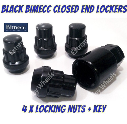 Locking wheel nuts closed - wheel, b