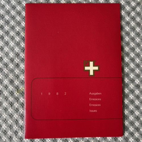 Switzerland 1982 ptt yearbook - switzerland,