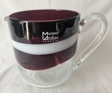 Murano glass colourful contemporary hand made jug (c)