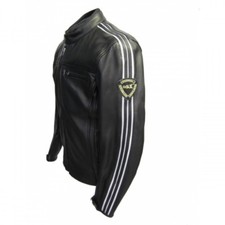 OSX 1108 Classic Leather Motorcycle Jacket, 44/L, .voyagermotorcycles.