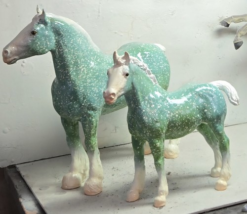 Breyer teal fade clydesdale - cm,