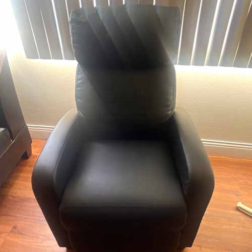 Black faux leather electric - black,