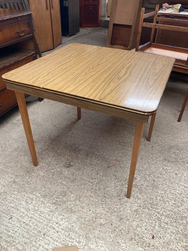 Folding formica top table teak - formica,
