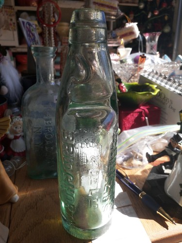 Antique codd bottle marble - codd, w/