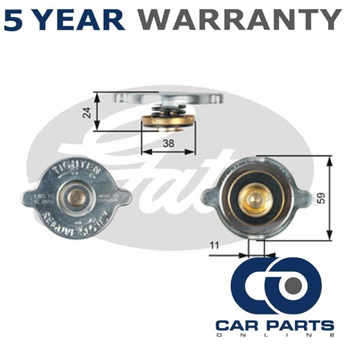 Gates radiator cap fits - radiator,