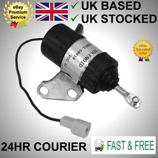 New Stop Solenoid for Kubota Yanmar K008-3 Excavators 16851-60010 16851-60014