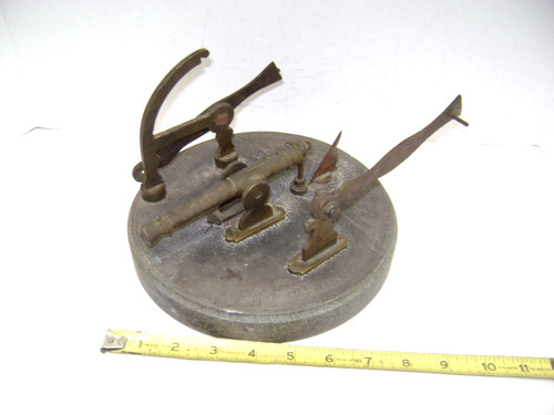 Rare early french brass - brass, cannon