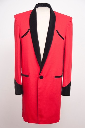 Teddy boy drape jacket - boy, red