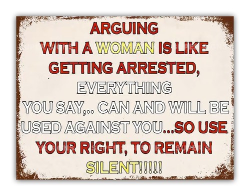 Funny arguing with - woman, "