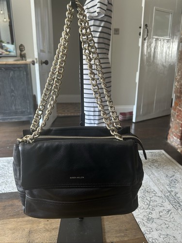 Karen millen black leather - millen,