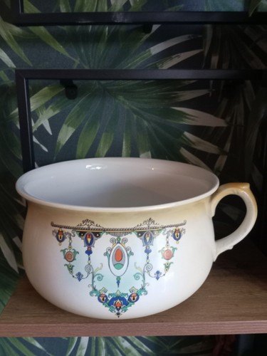 Antique ceramic chamber pot - chamber,