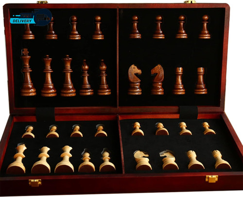 Extra large wooden chess - extra,