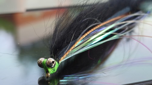 Black snake flies barbed - snake,
