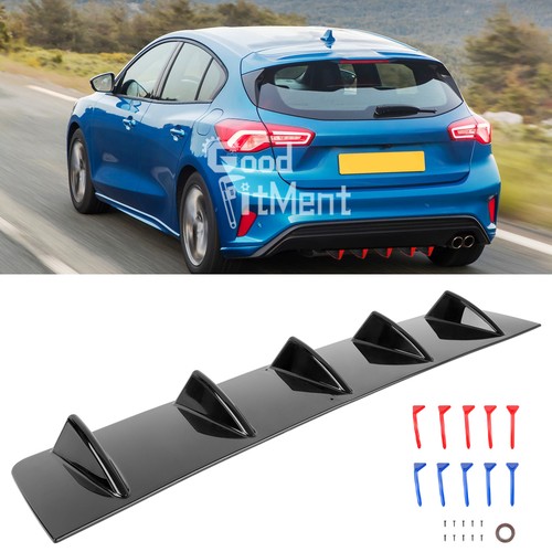 Rear bumper diffuser spoiler - rear,