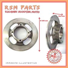 Front brake disc Ø 209 AIXAM