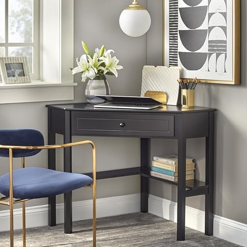 Black finish silkwood - black,