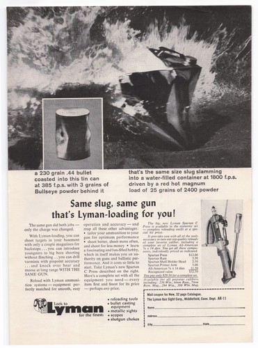 Lyman gun sight corp - lyman, magazine