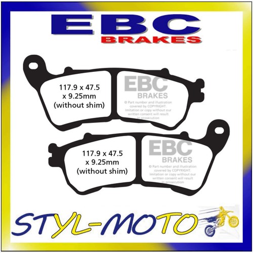 Fa640 organic brake pads - fa640,